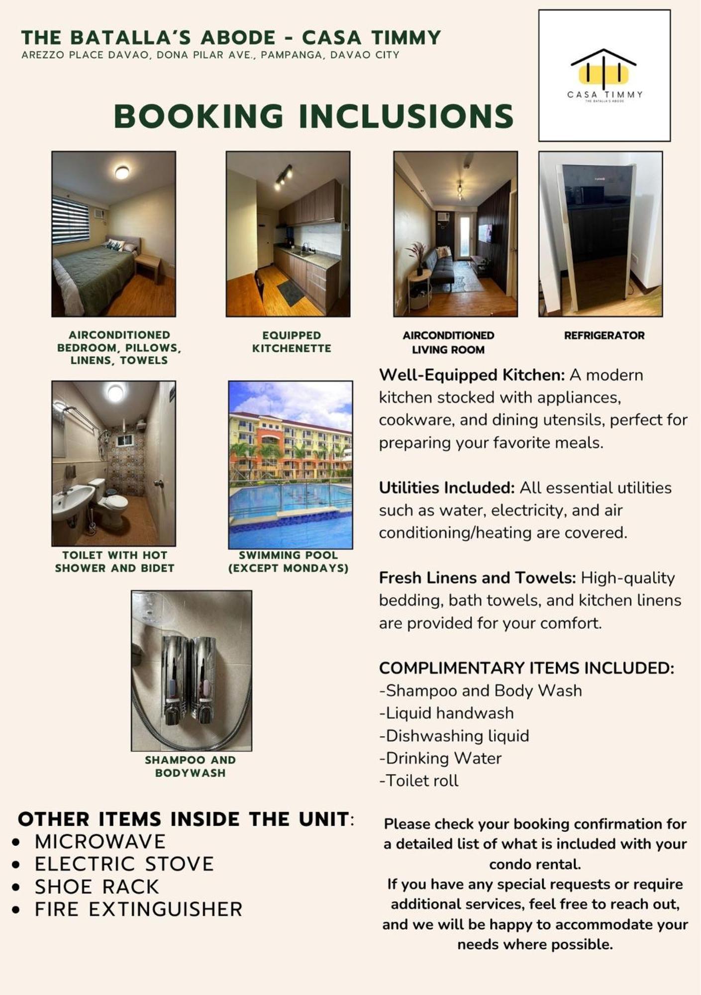 Minimalist 1-Bedroom Condo Unit Casa Timmy Davao Stadt Exterior foto